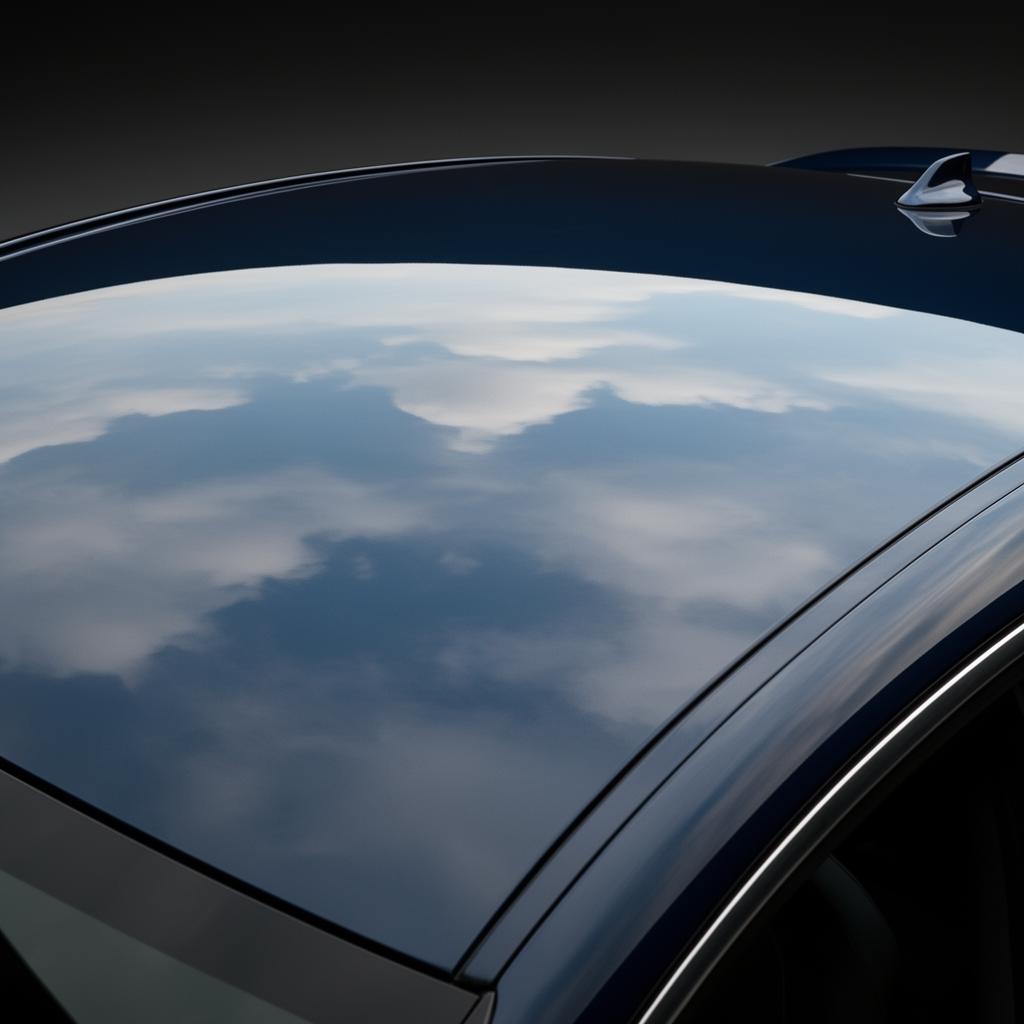Flawless car surface after paintless dent repair